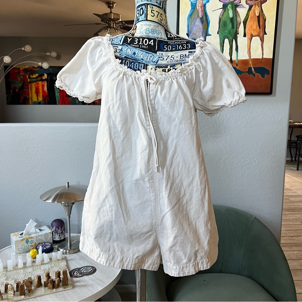 We the free daisy denim babydoll romper
